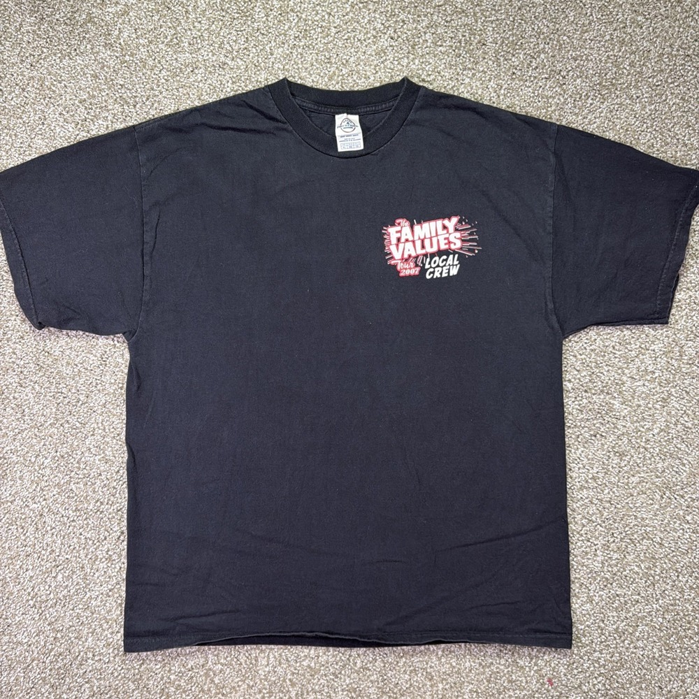 Family Values Korn Local Crew Tee XL 2007 Deftones Opener